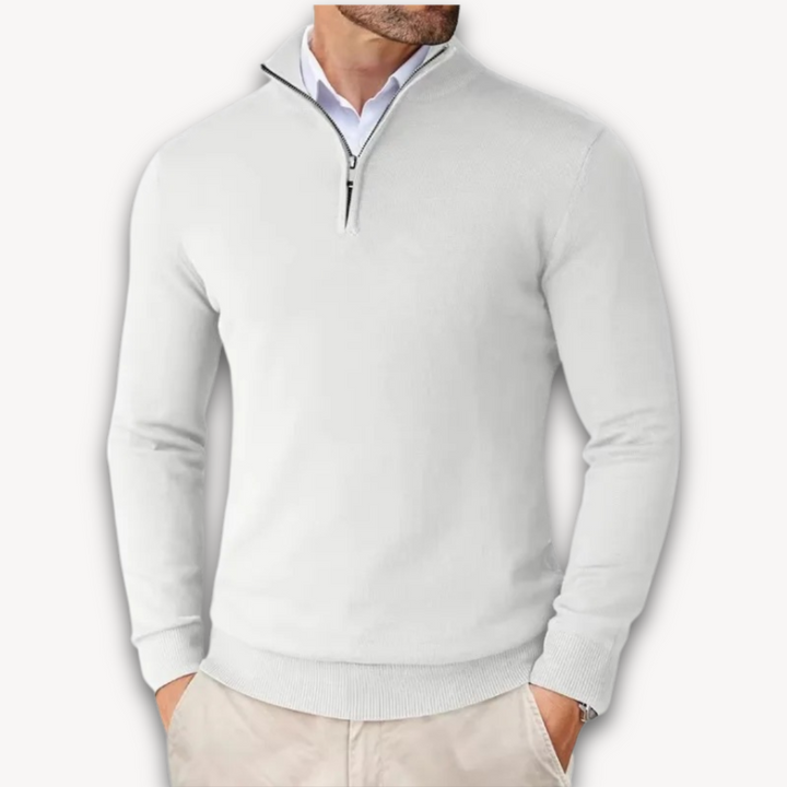 Lune London | Cotton Sweater - Men's Quarter-Zip
