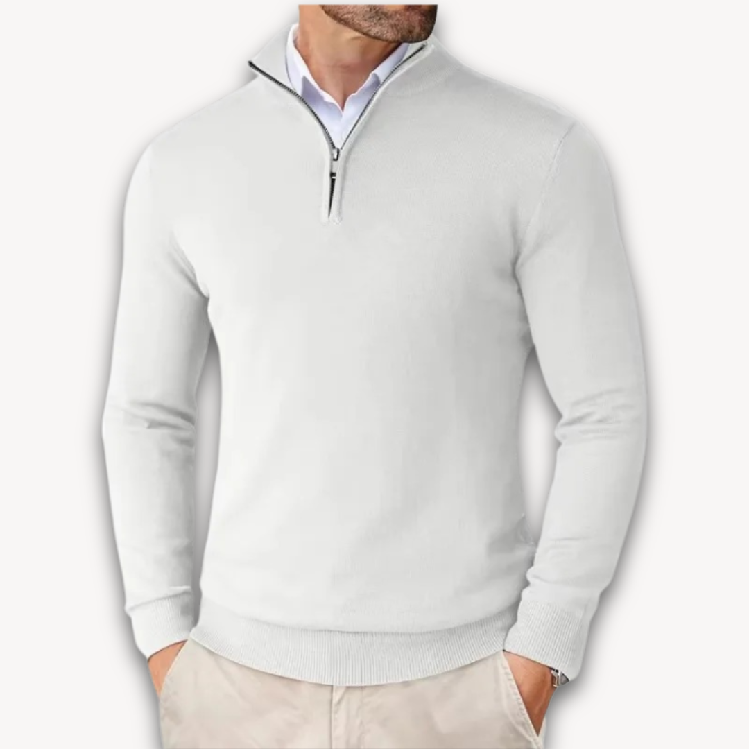 Lune London | Cotton Sweater Men's Quarter Zip