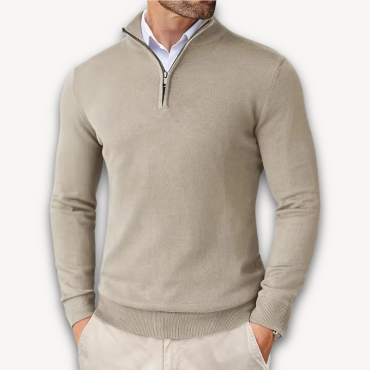 Lune London | Cotton Sweater Men's Quarter Zip