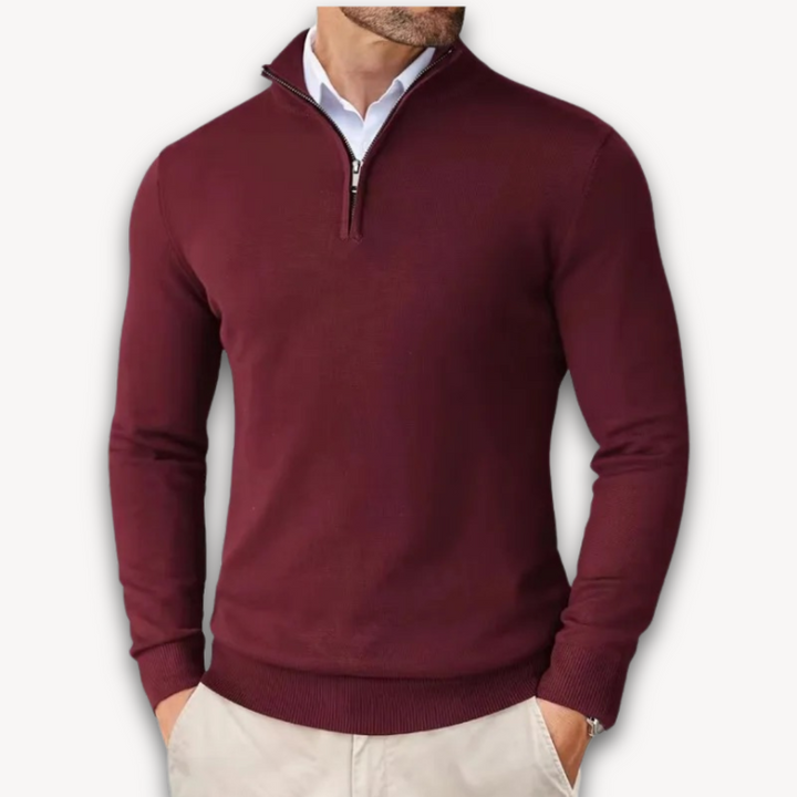 Lune London | Cotton Sweater - Men's Quarter-Zip