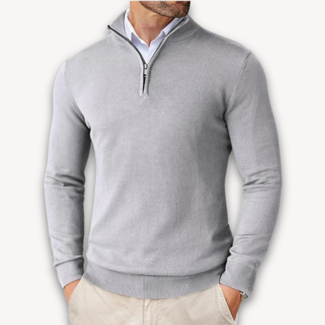 Lune London | Cotton Sweater Men's Quarter Zip