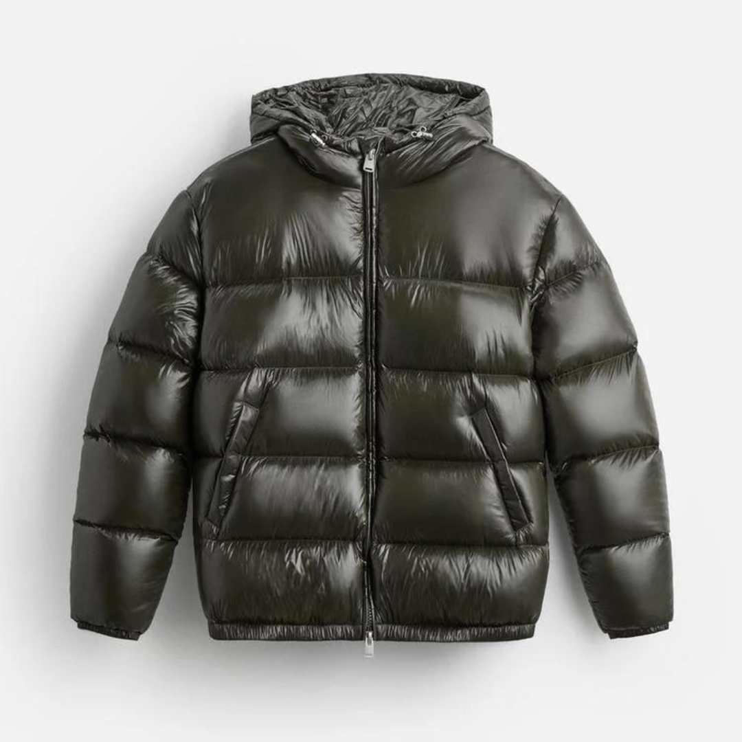 Lune London | Lightweight down jacket for men, with hood - Winter