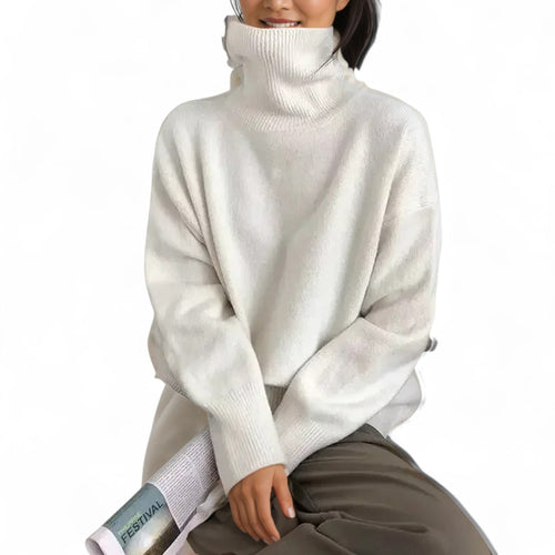Chic Und Stil | Women's Turtleneck Sweater – Casual Autumn Knit Top