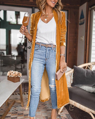 Amarae | Open Front Cardigan - Long Sleeve Design