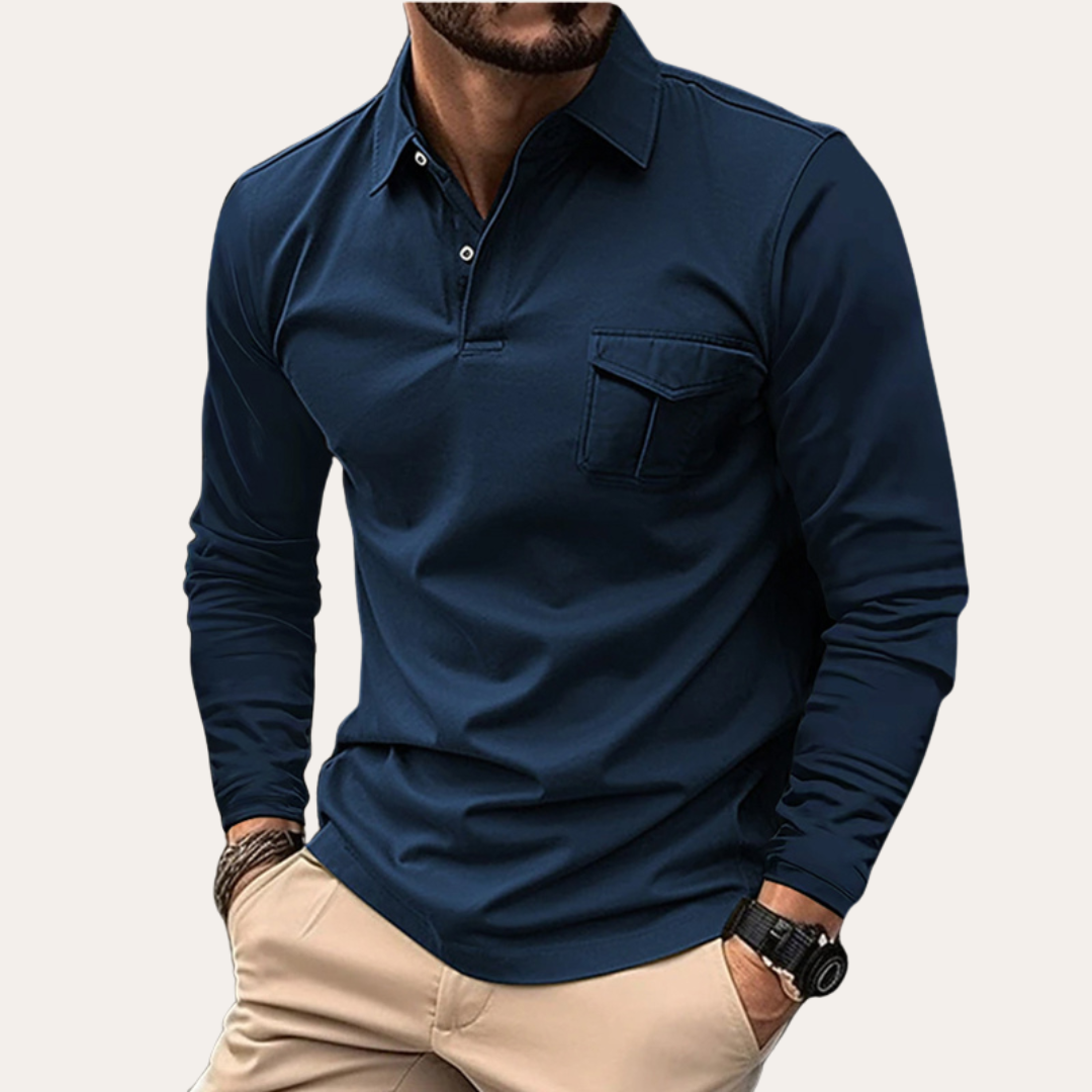 Lune London | Long Sleeve Polo Shirt for Men - Timeless Design
