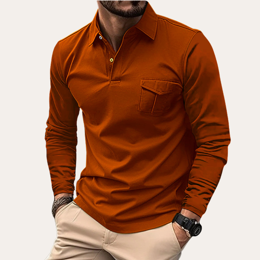 Lune London | Long Sleeve Polo Shirt for Men - Timeless Design