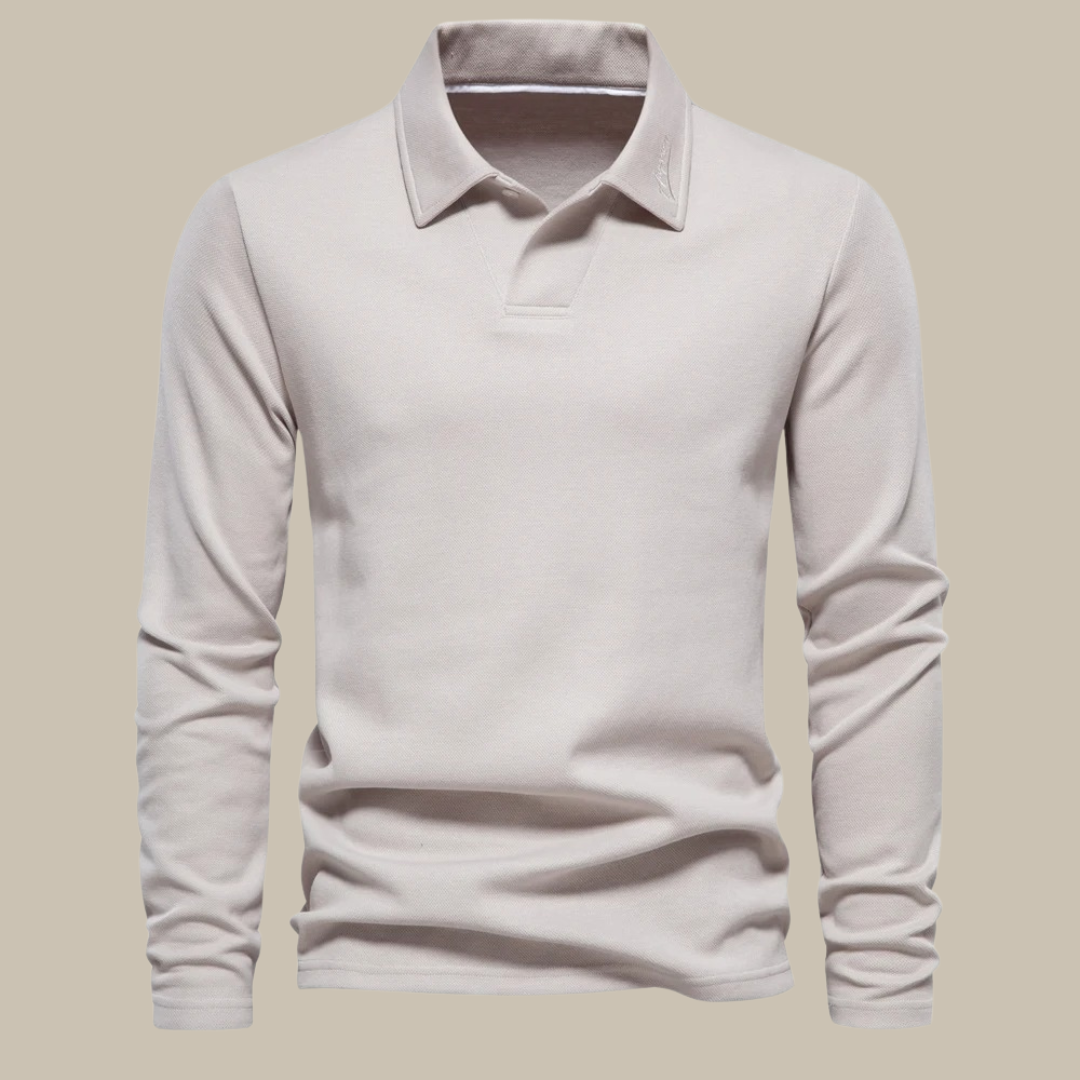 Lune London | Long Sleeve Polo Shirts for Men - Comfortable Fit
