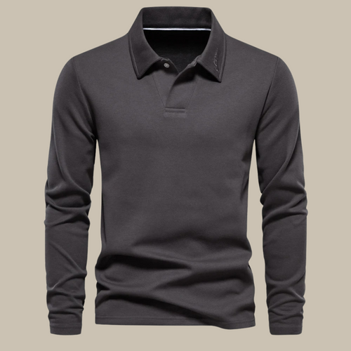 Amarae | Long Sleeve Polo Shirts for Men - Comfortable Fit