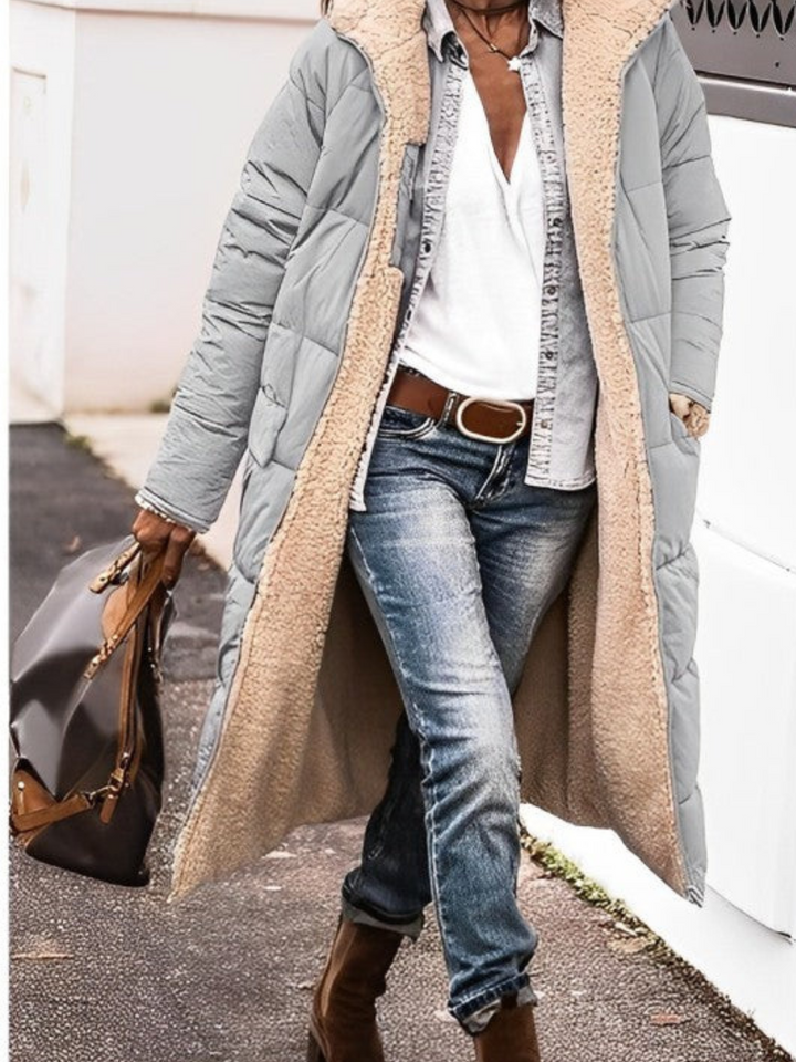 Amarae | Longer Winter Coat for Women, with Hood - Winter