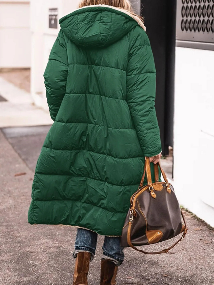 Amarae | Longer Winter Coat for Women, with Hood - Winter