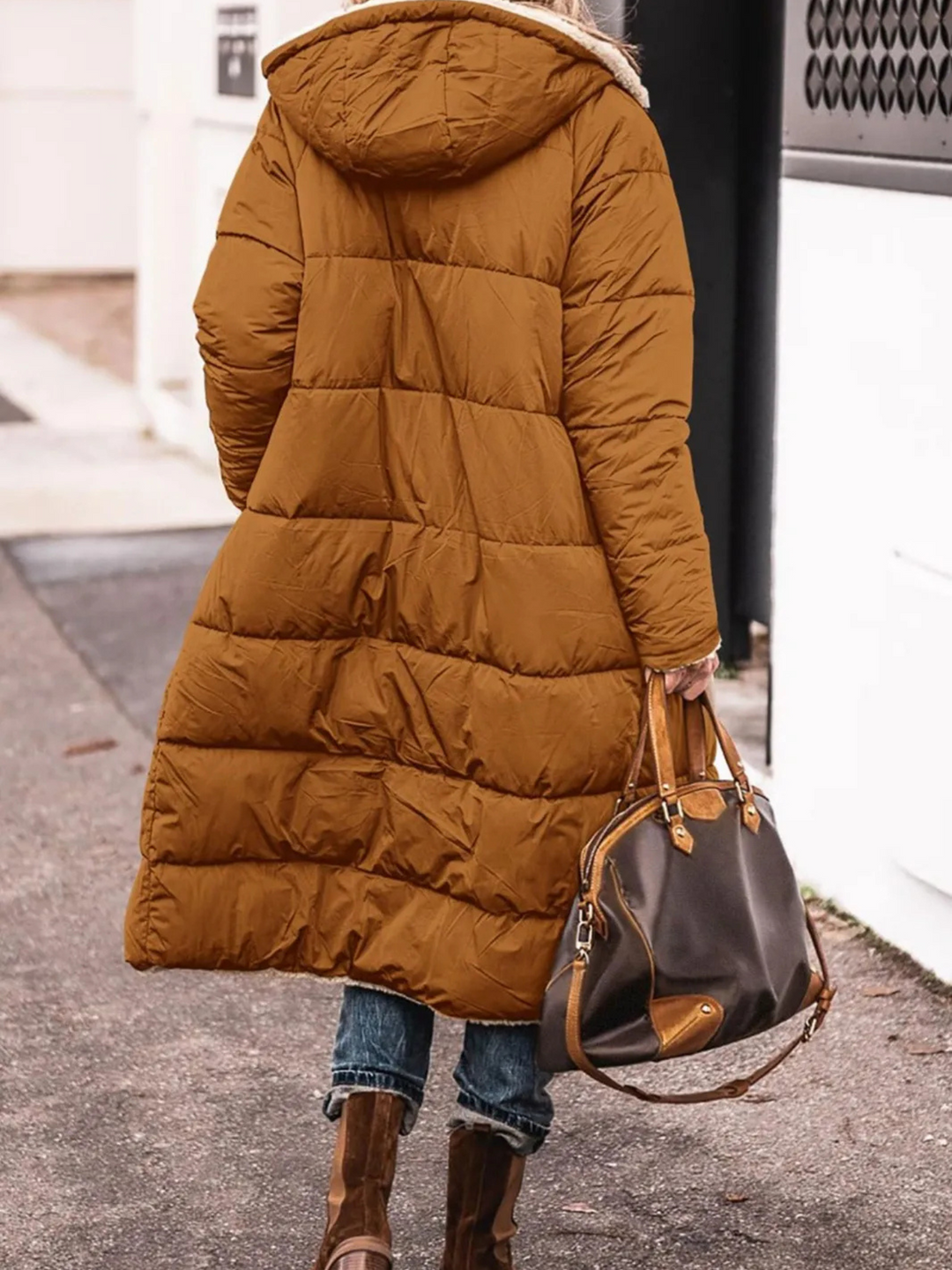 Amarae | Longer Winter Coat for Women, with Hood - Winter
