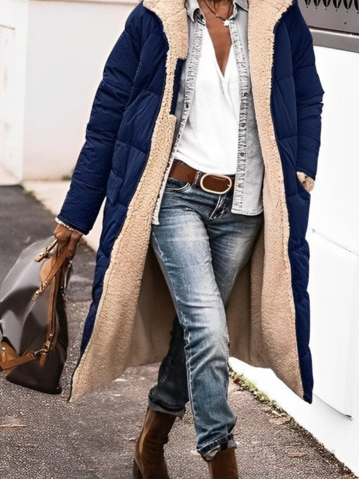 Amarae | Longer Winter Coat for Women, with Hood - Winter