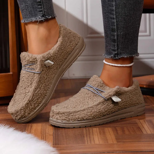Amarae | Warm Teddy Slippers