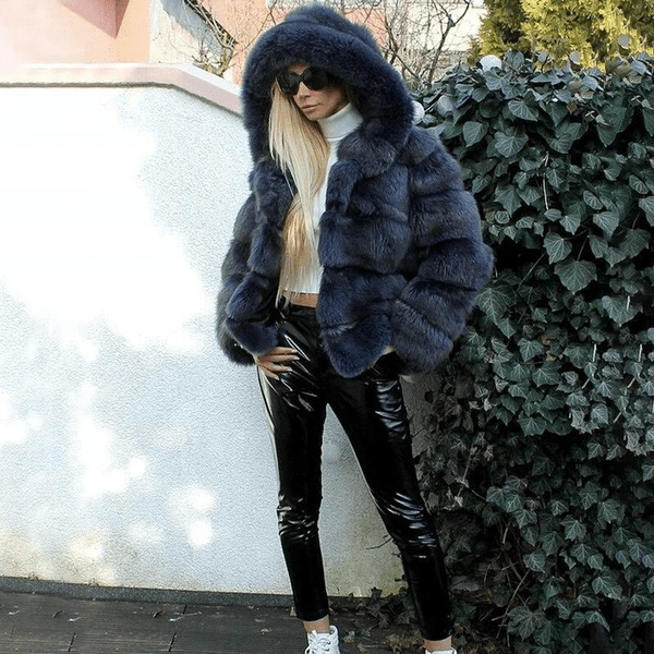 Lune London | Women's Oversized Teddy Jacket with Hood