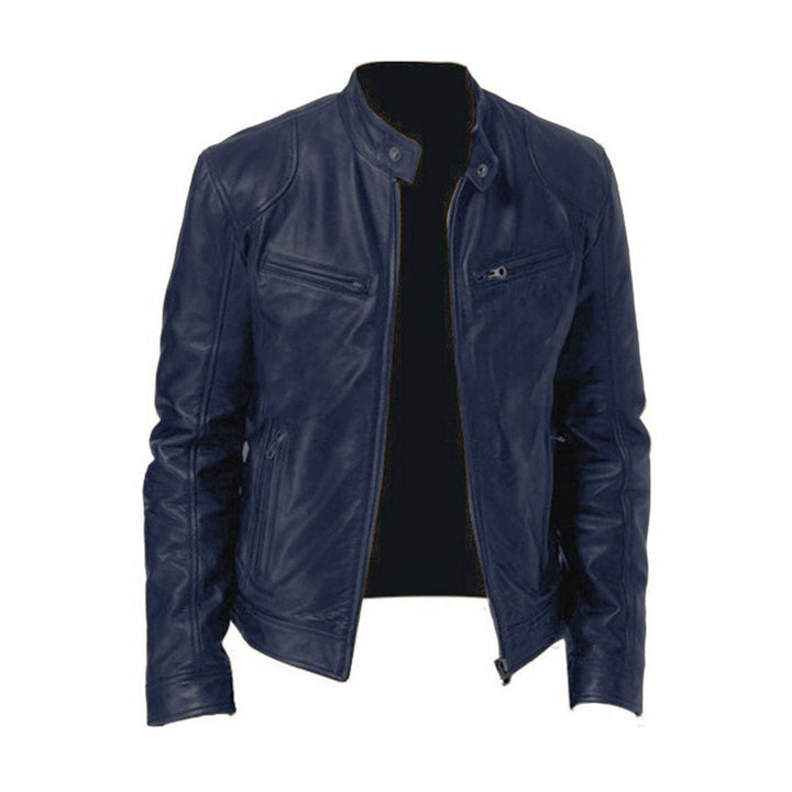 Amarae | Elegant Leather Jacket Men