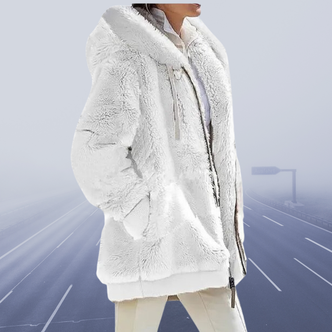 Lune London | Oversized Teddy Jacket for Women Comfortable and Warm Winter Coat
