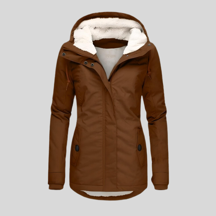 Amarae | Winter Jacket with Hood Fleece Lining Women's Jacket