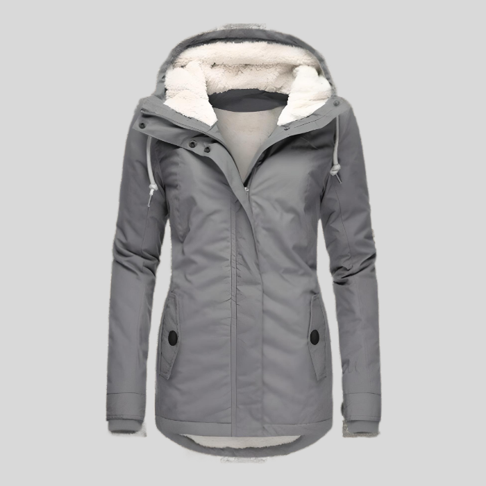 Amarae | Winter Jacket with Hood Fleece Lining Women's Jacket