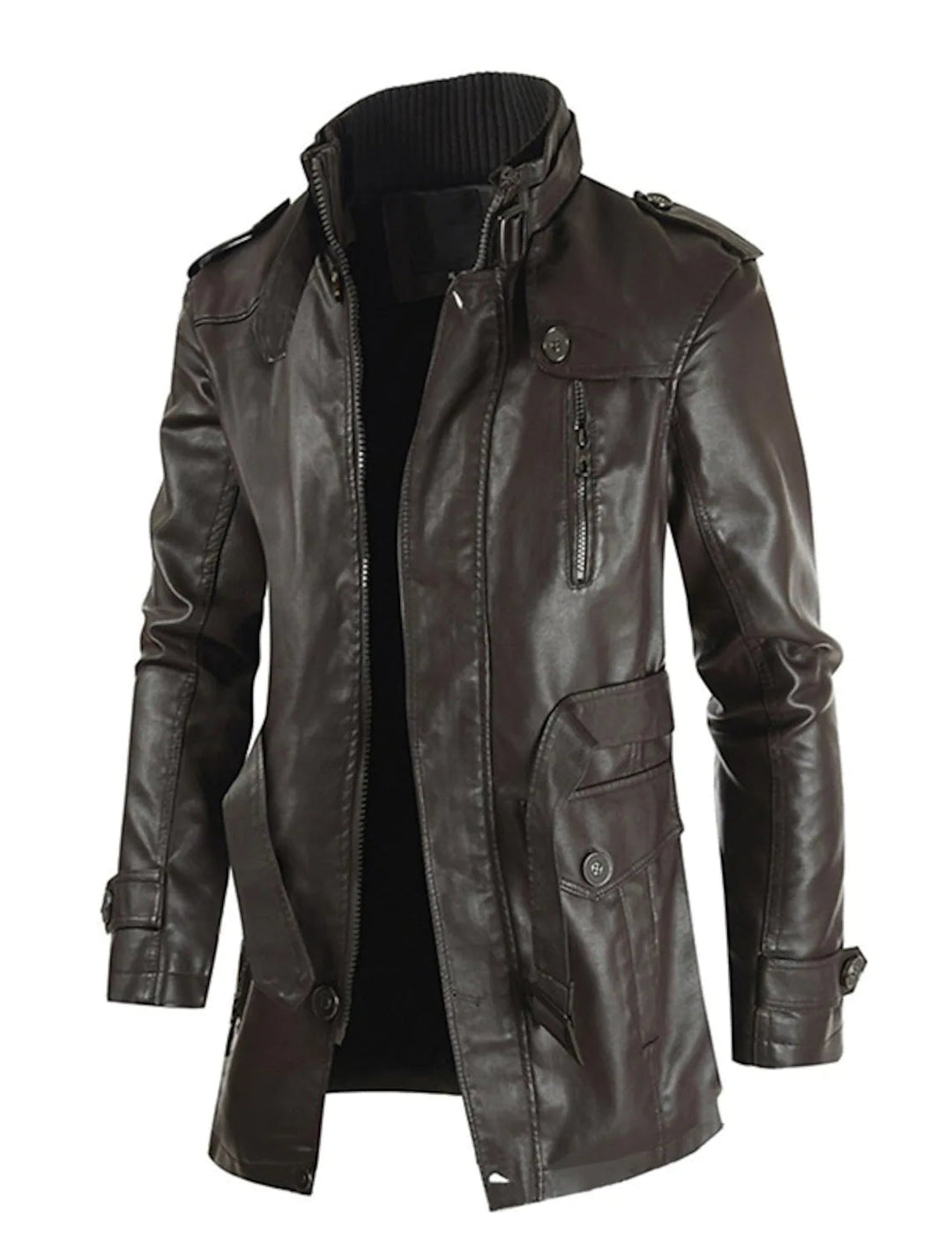 Lune London | Long Leather Jacket for Men