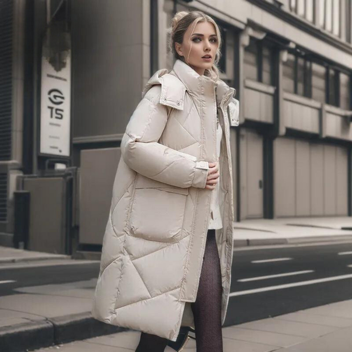 Lune London | solid winter coat for women