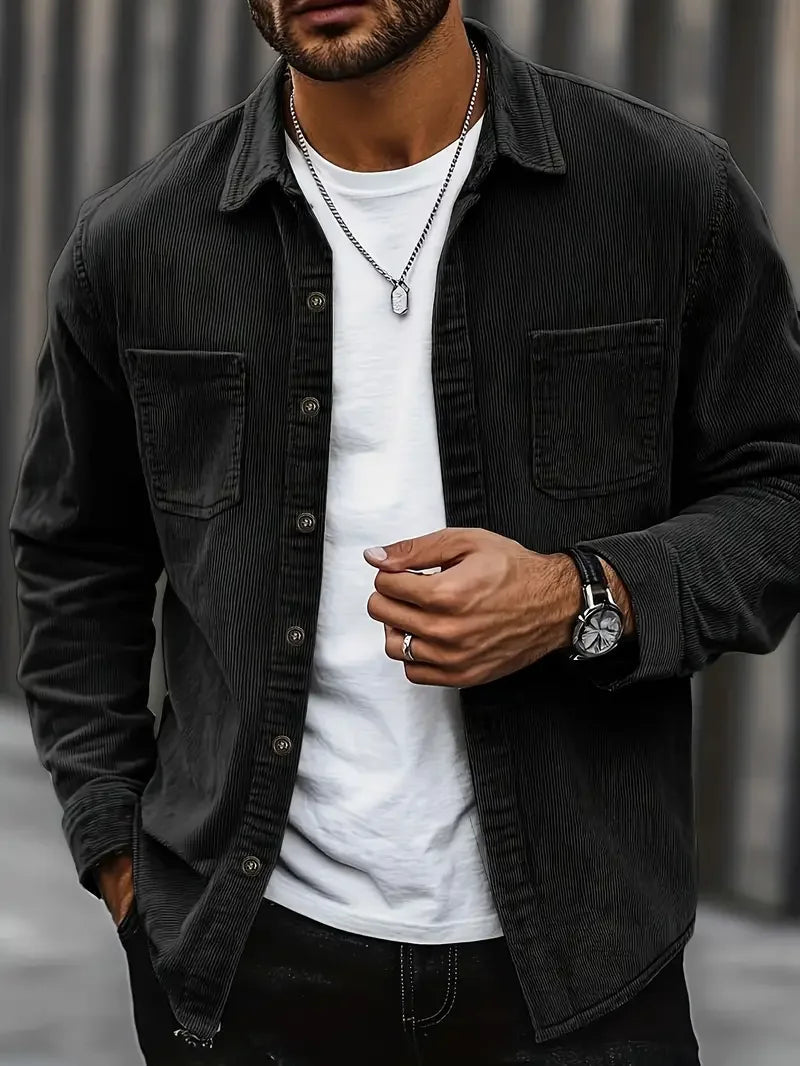 Lune London | Cord jacket for men - Casual cut with pockets