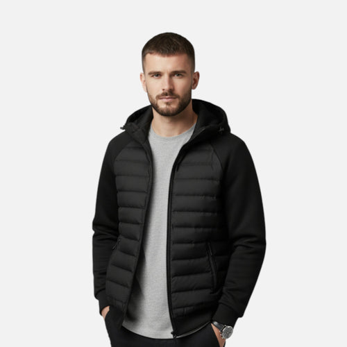 Amarae | Men's Down Jacket - Quilted Stitch Pattern - Winter