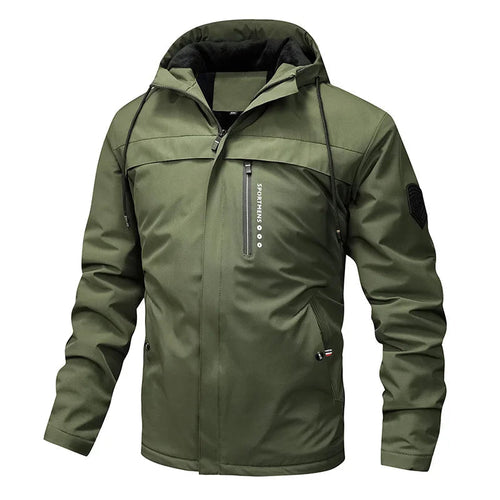 Amarae | Winter Fleece Jacket for Men - Sporty Hooded Style