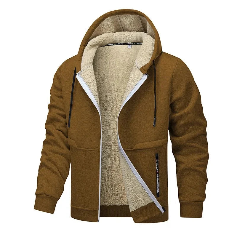 Lune London | Winter Fleece Jacket Men - Casual & Water Repellent