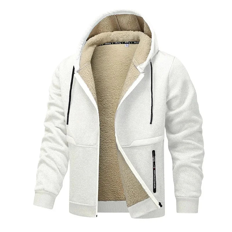 Lune London | Winter Fleece Jacket Men - Casual & Water Repellent