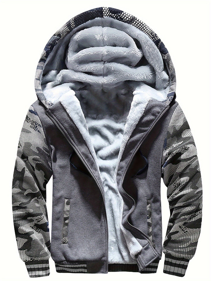 Lune London | Men's Fleece Jacket - Windproof, Casual - Regular Fit