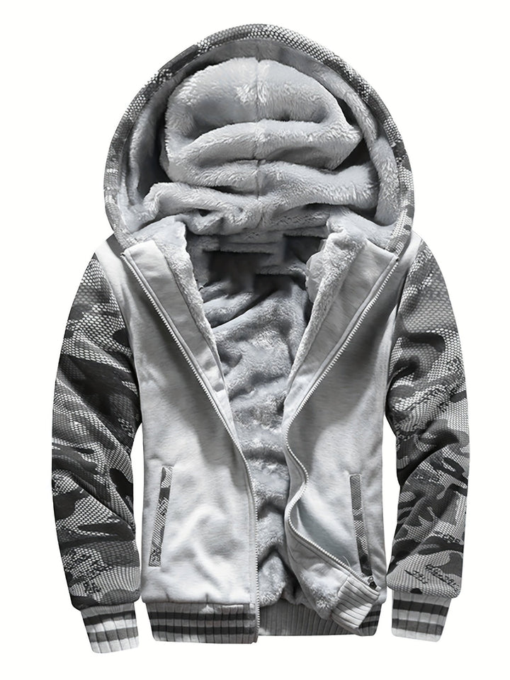 Lune London | Men's Fleece Jacket - Windproof, Casual - Regular Fit