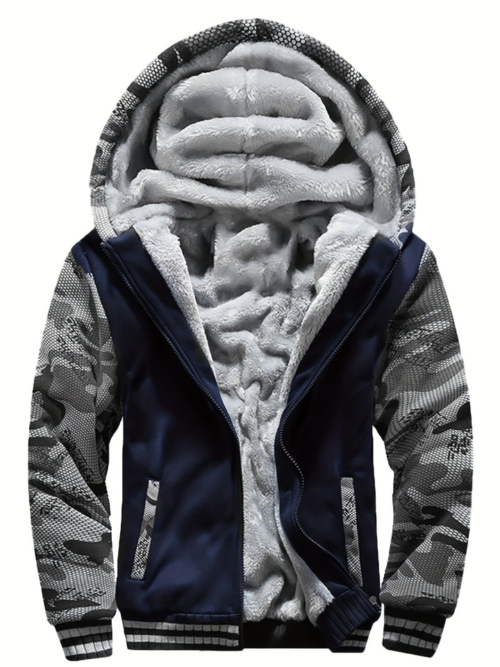 Lune London | Men's Fleece Jacket - Windproof, Casual - Regular Fit