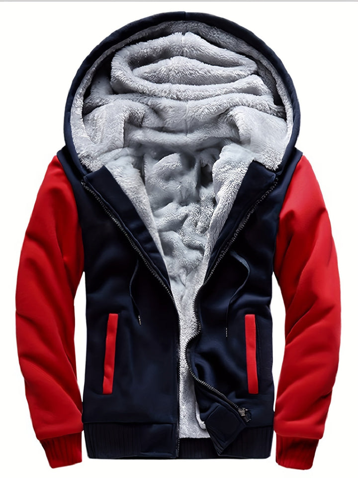 Lune London | Men's Fleece Jacket - Windproof, Casual - Regular Fit