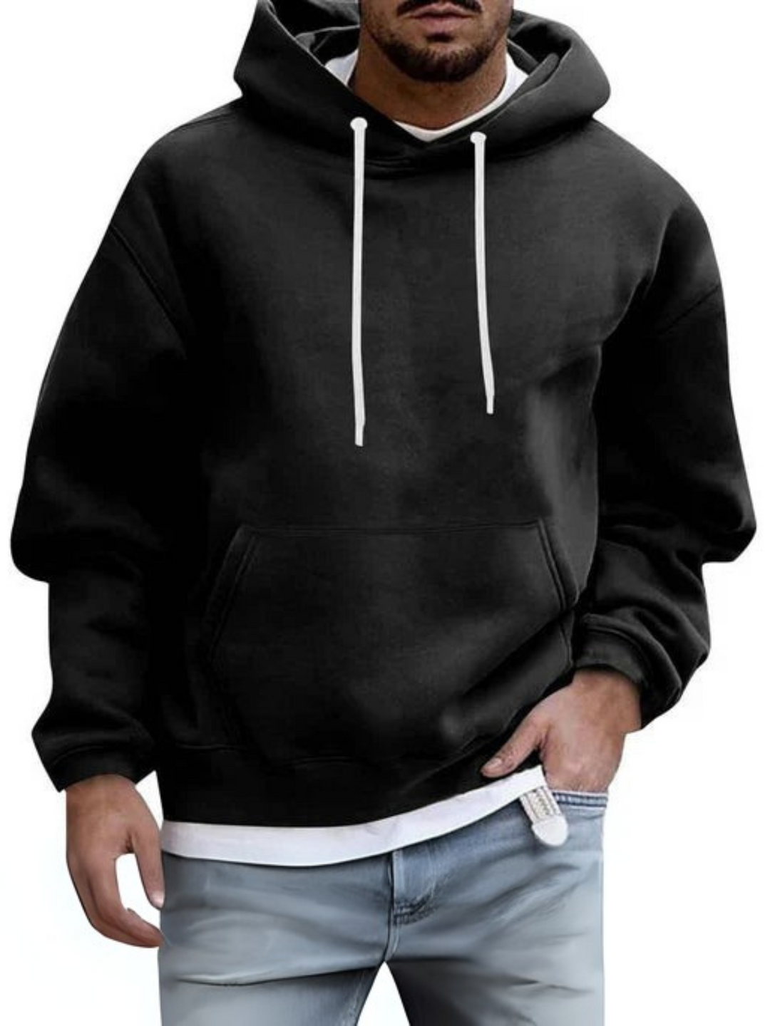 Lune London | Men's Hoodie, Adjustable Hood - Kangaroo Pocket