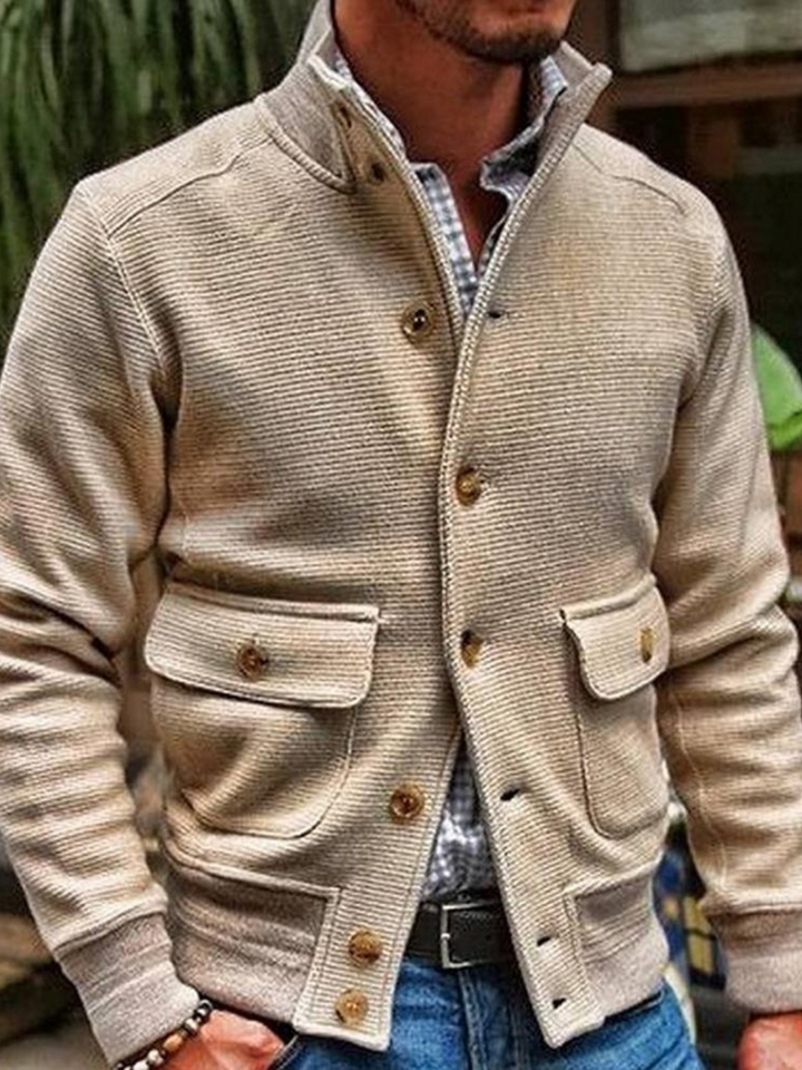 Lune London | Men's jacket, solid color, polyester - Winter
