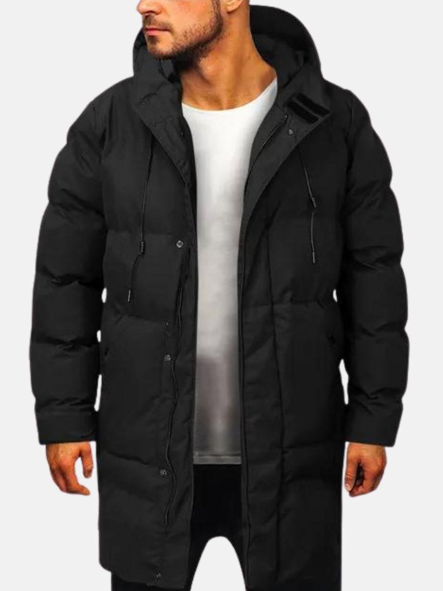 Amarae | Men's Puffer Jacket - With Hood, Padded - Winter