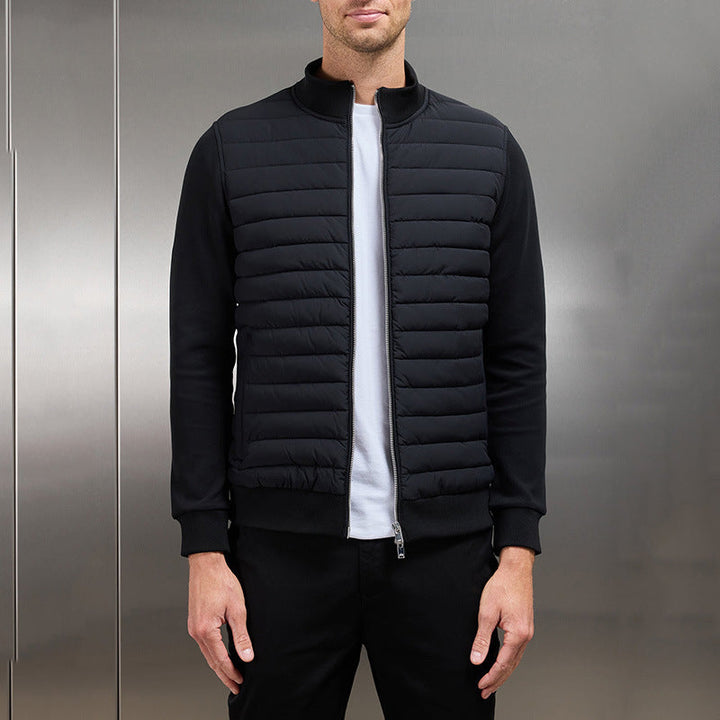 Lune London | Men's Quilted Jacket - Water Resistant with Stand-Up Collar