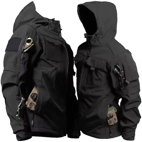 Amarae | Men's Hooded Softshell Jacket - Water Repellent