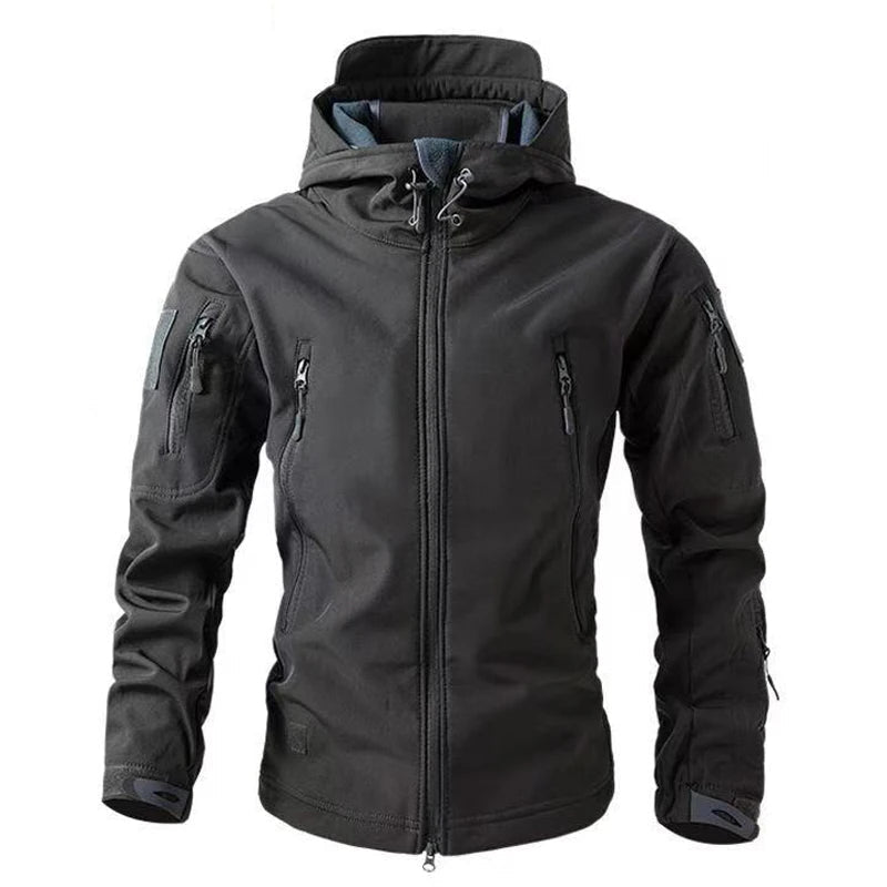 Amarae | Men Winter Softshell Jacket - Windproof & With Hood