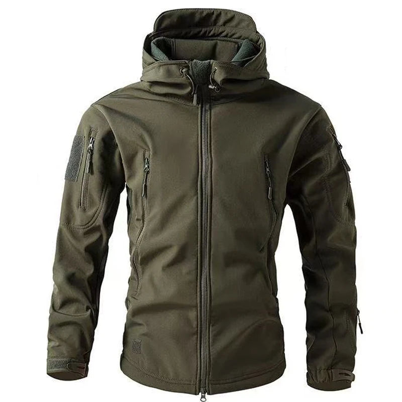 Amarae | Men Winter Softshell Jacket - Windproof & With Hood