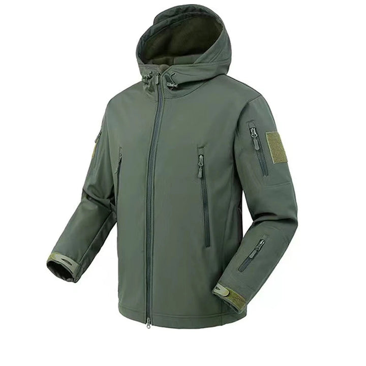 Amarae | Men's waterproof fleece jacket - With hood winter