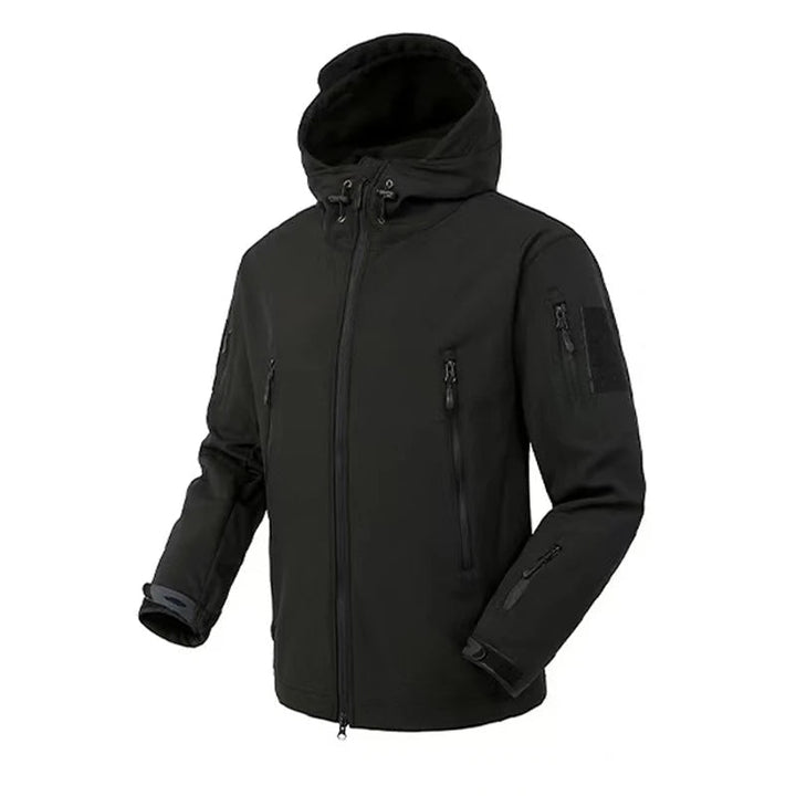 Amarae | Men's waterproof fleece jacket - With hood winter