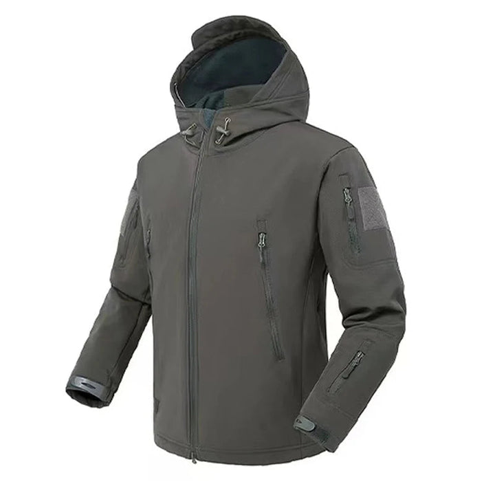 Amarae | Men's waterproof fleece jacket - With hood winter