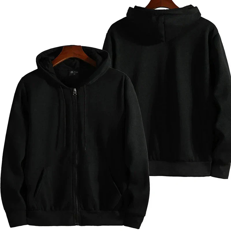 Chic und Stil | Hoodie - Sporty and comfortable hoodie with zipper for autumn and winter