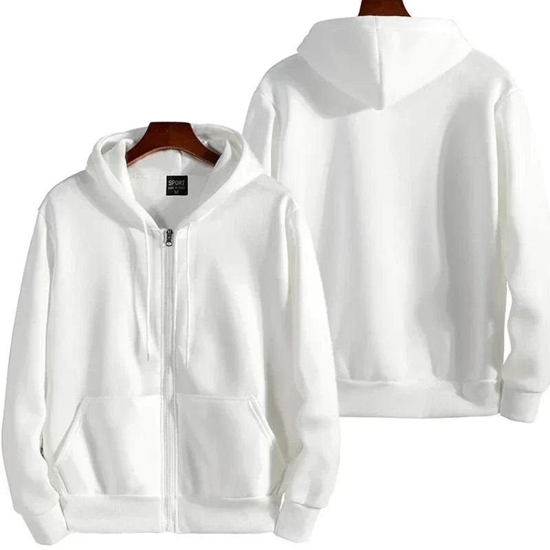 Chic und Stil | Hoodie - Sporty and comfortable hoodie with zipper for autumn and winter