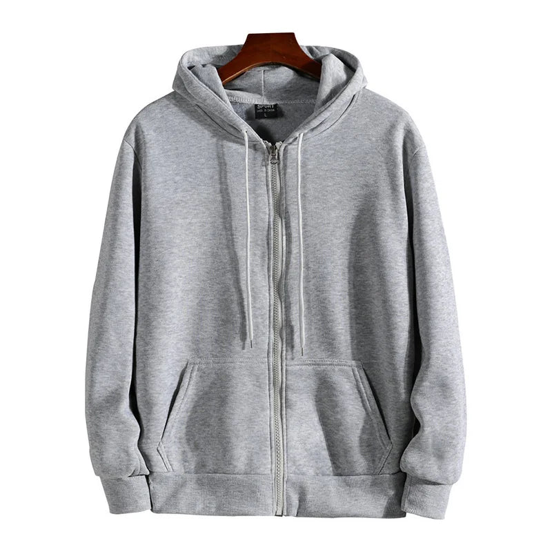 Chic und Stil | Hoodie - Sporty and comfortable hoodie with zipper for autumn and winter