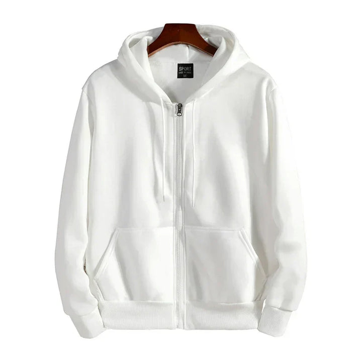 Chic und Stil | Hoodie - Sporty and comfortable hoodie with zipper for autumn and winter