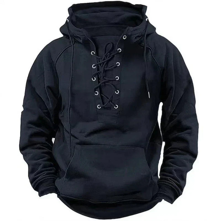 Lune London | Hoodie - Comfortable and stylish sweatshirt with hood and lace closure for autumn