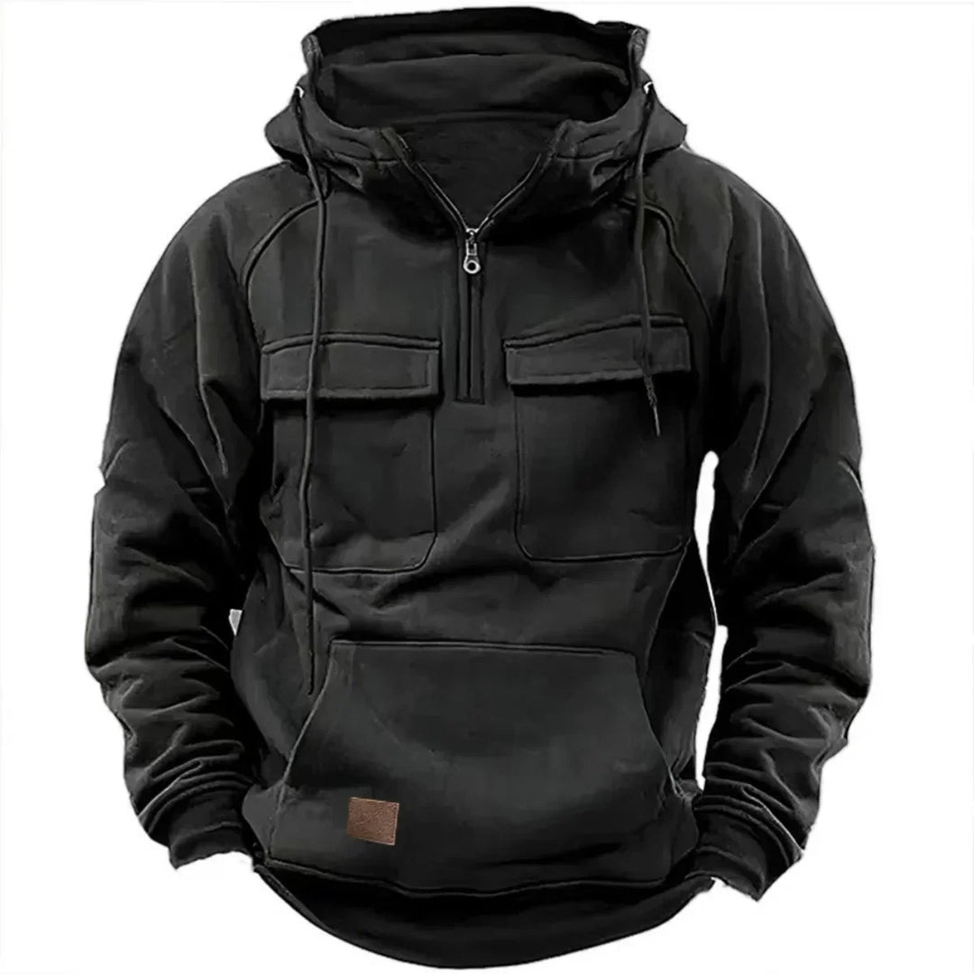 Lune London | Hoodie - Comfortable and warm hooded sweatshirt with zipper and practical pockets