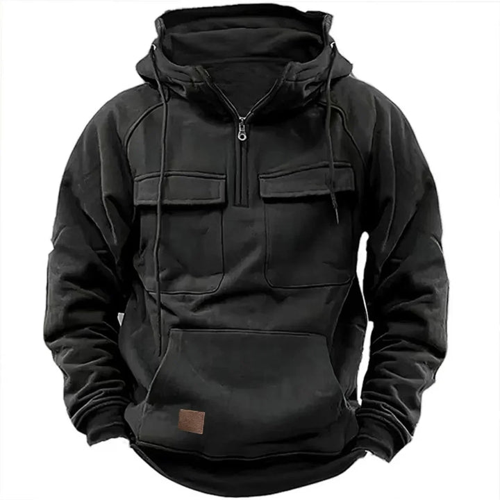 Lune London | Hoodie - Comfortable and warm hooded sweatshirt with zipper and practical pockets